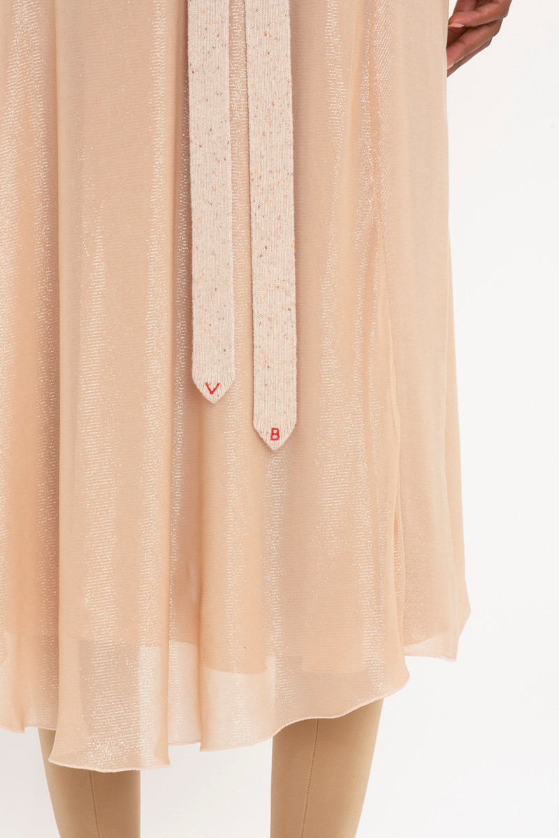 Wrap Front Cardigan In Nougat 6