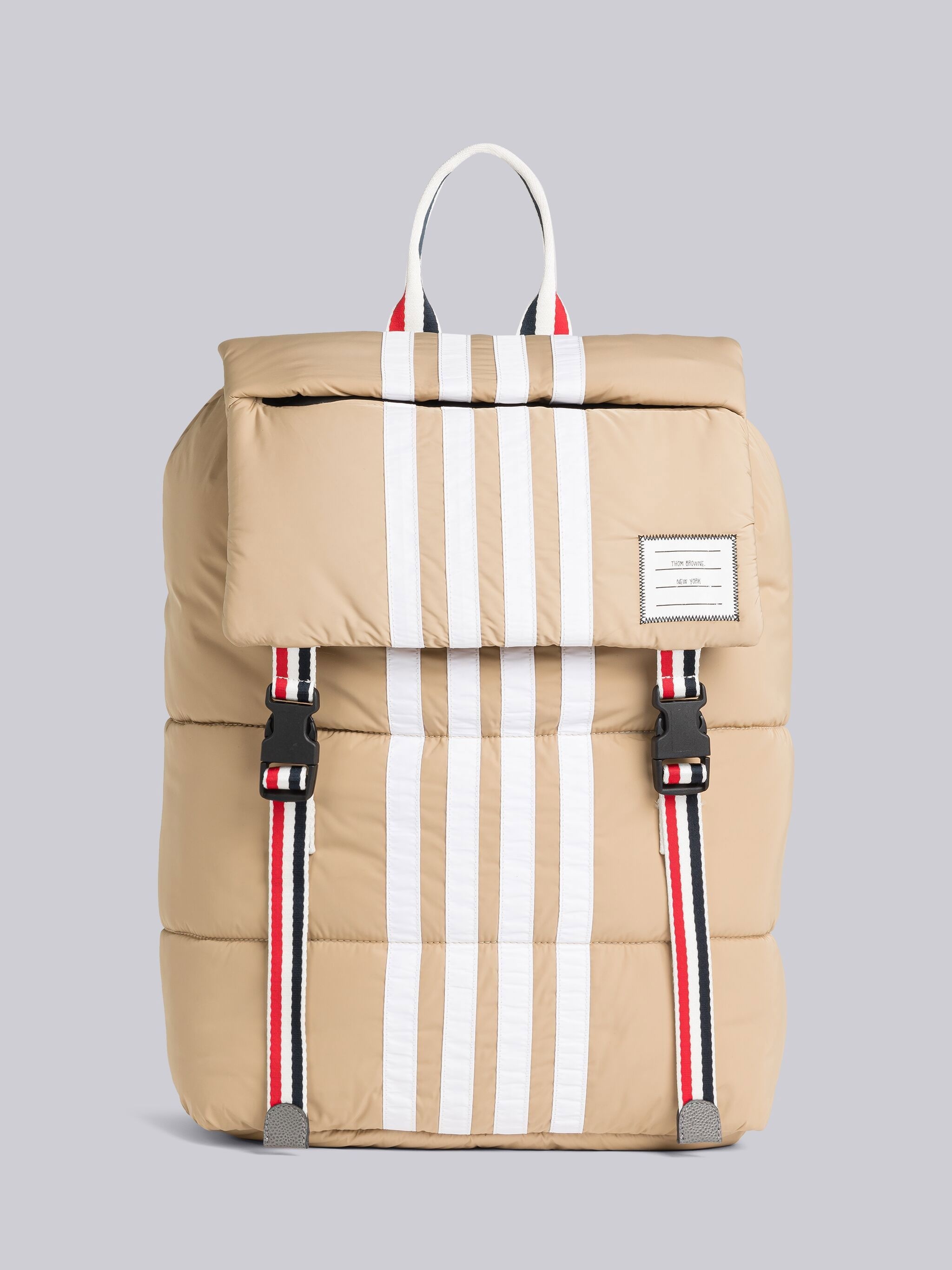Poly Ywill 4-Bar Puffer Flap Backpack - 1
