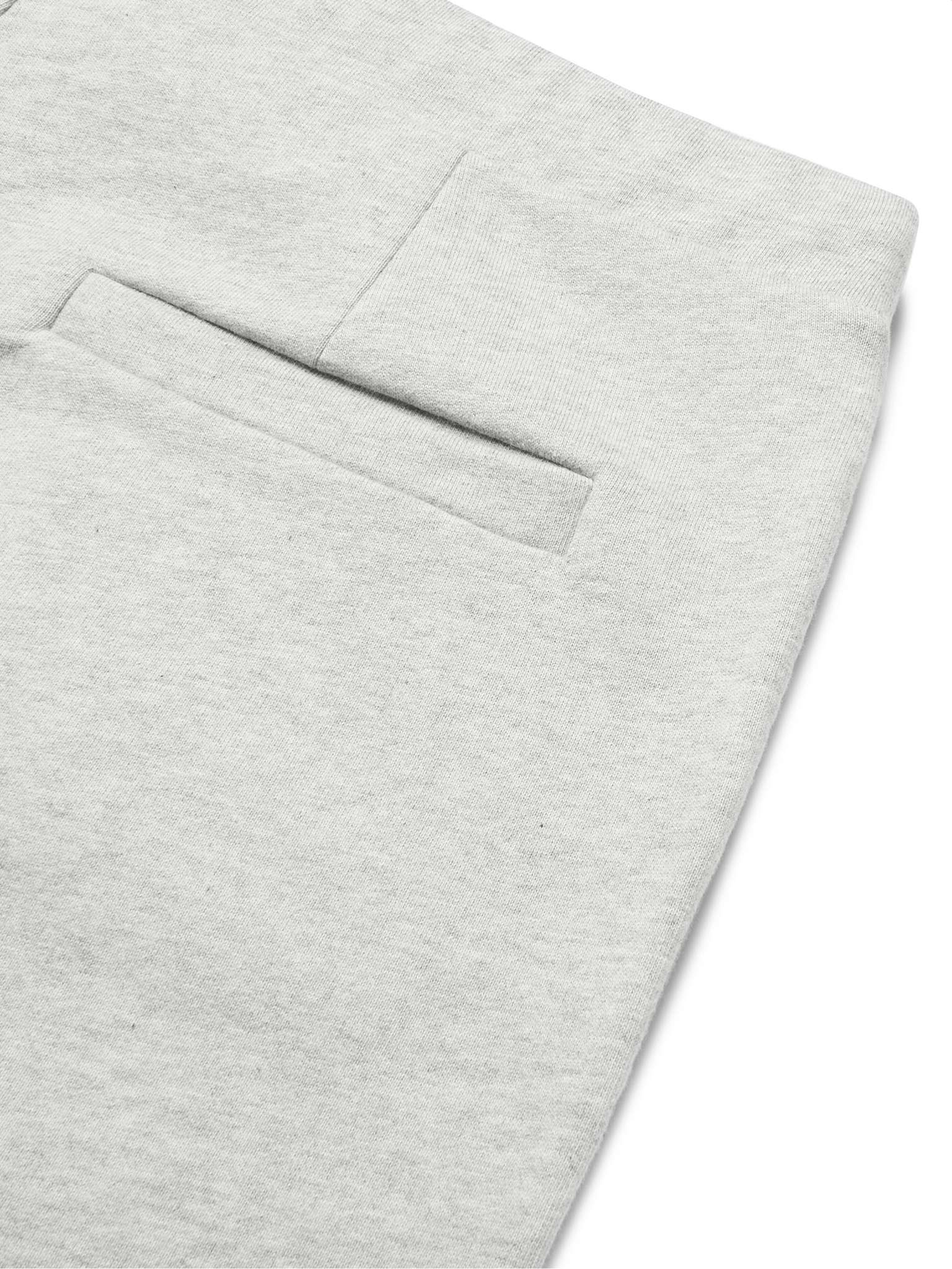 Logo-Print Fleece-Back Cotton-Jersey Drawstring Shorts - 10
