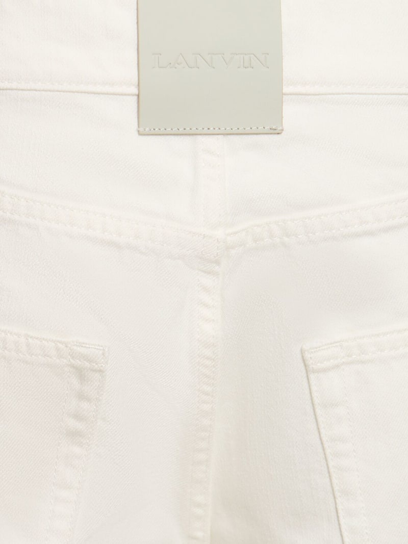 21cm Straight cotton denim jeans - 2