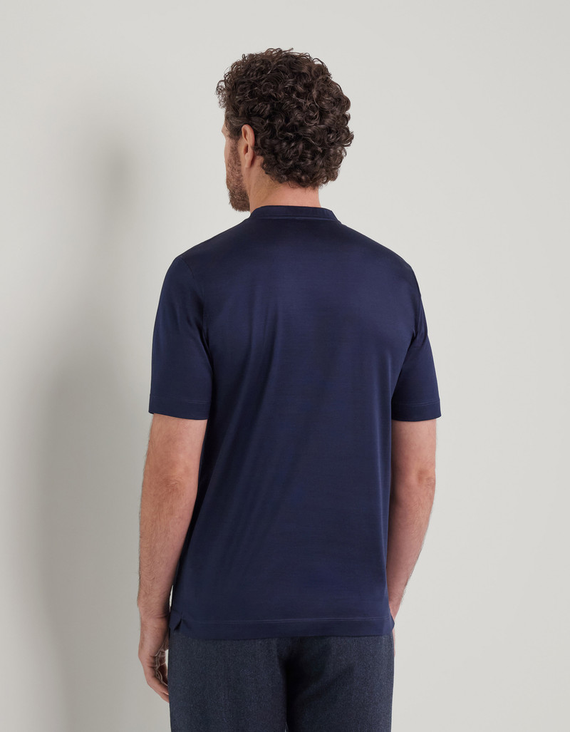 DARK NAVY COTTON T-SHIRT 3