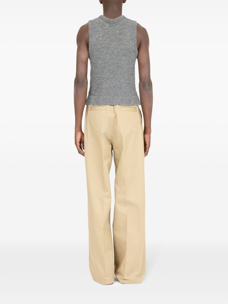 screw-neck knitted tank top 4