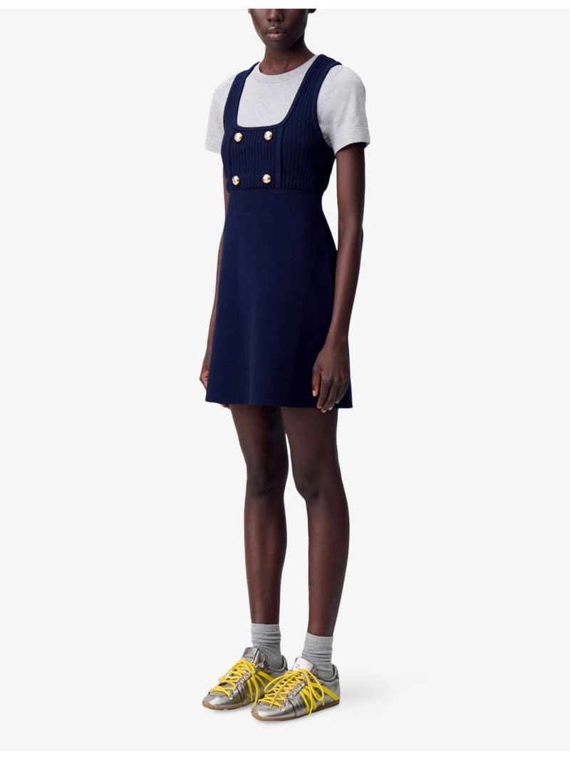 Claudie Pierlot T-Shirt Stretch-Knit Mini Dress outlook