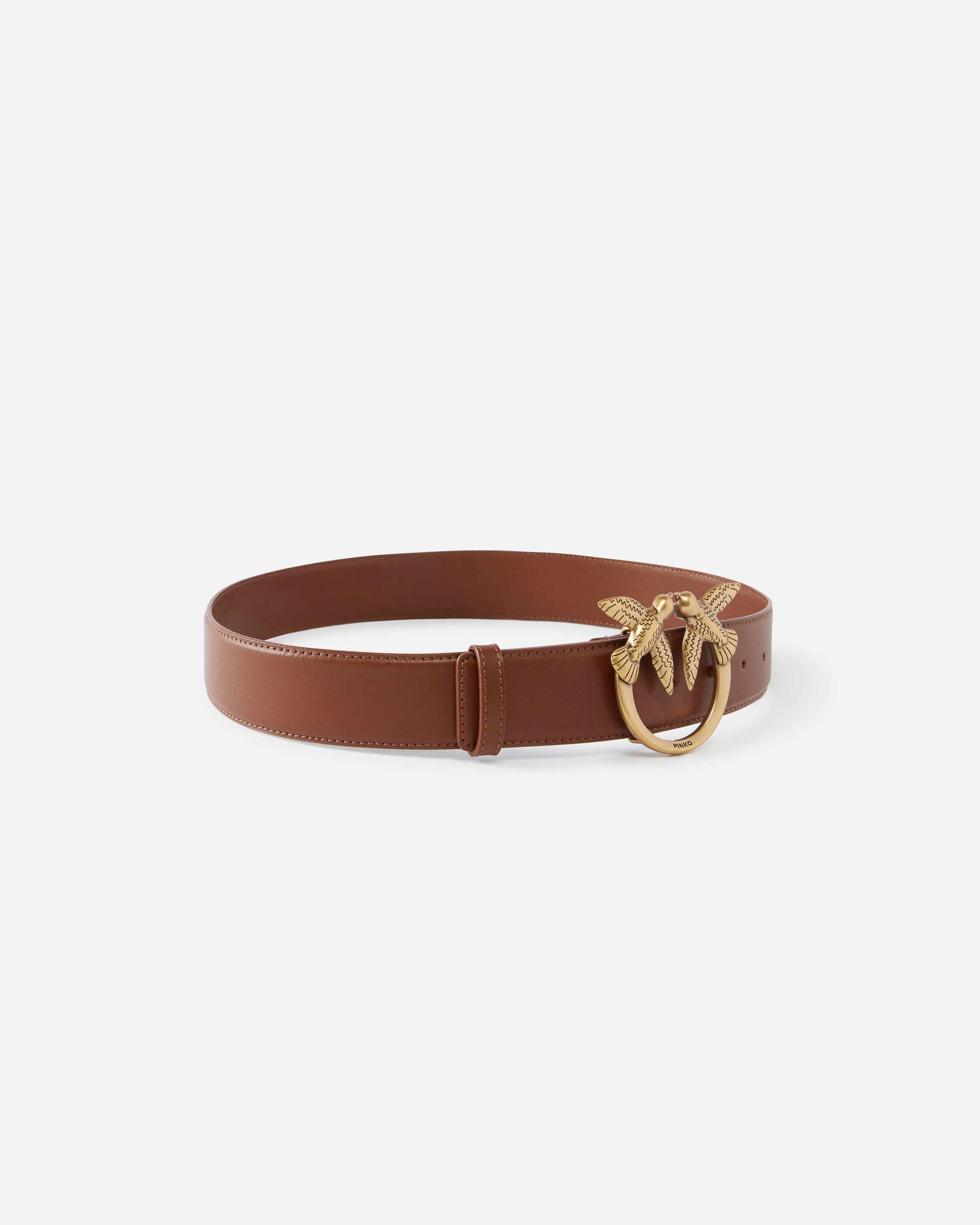 LOVE BIRDS HIGH LEATHER BELT 4CM - 2