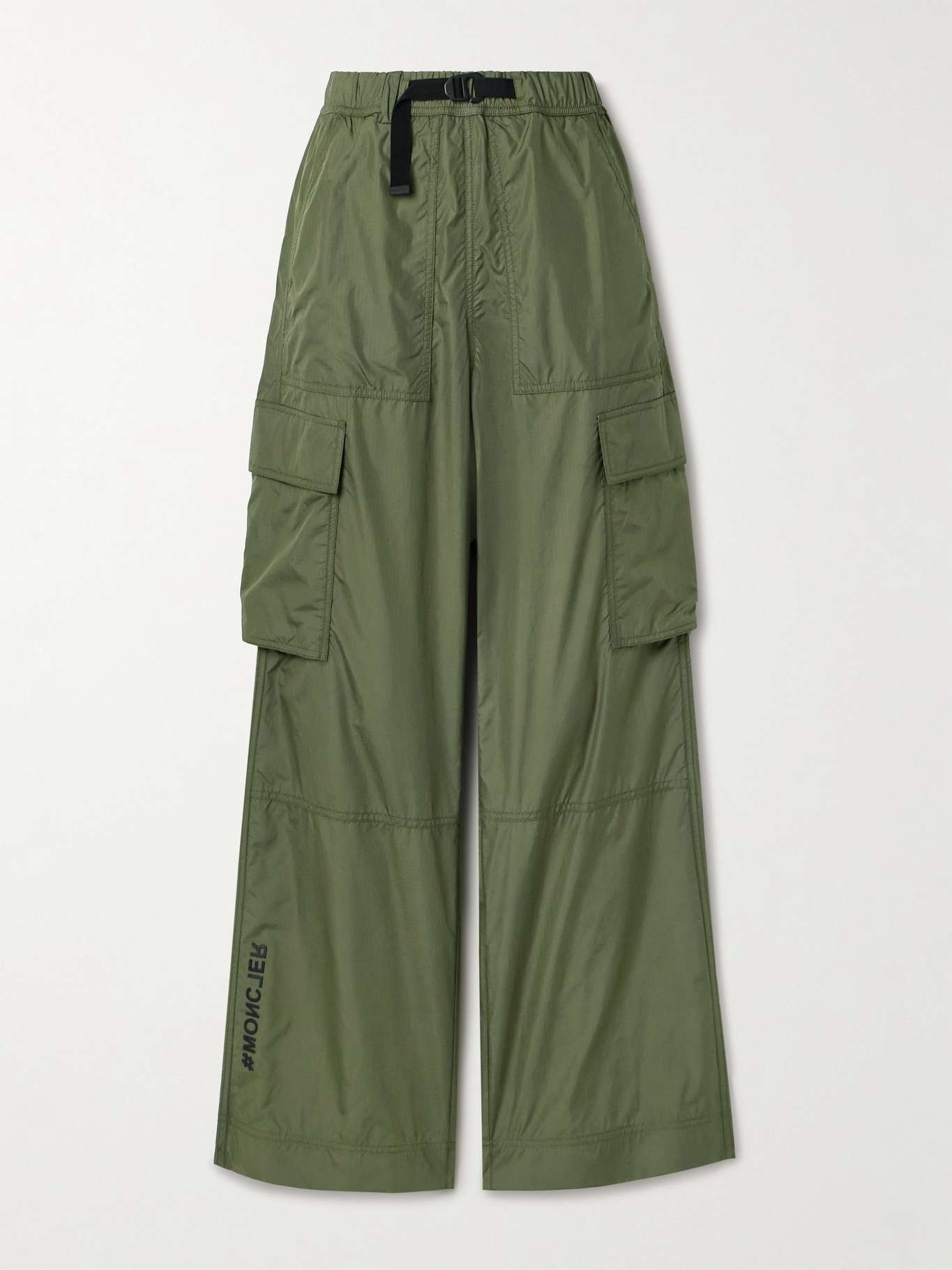 Belted ripstop cargo pants - 1