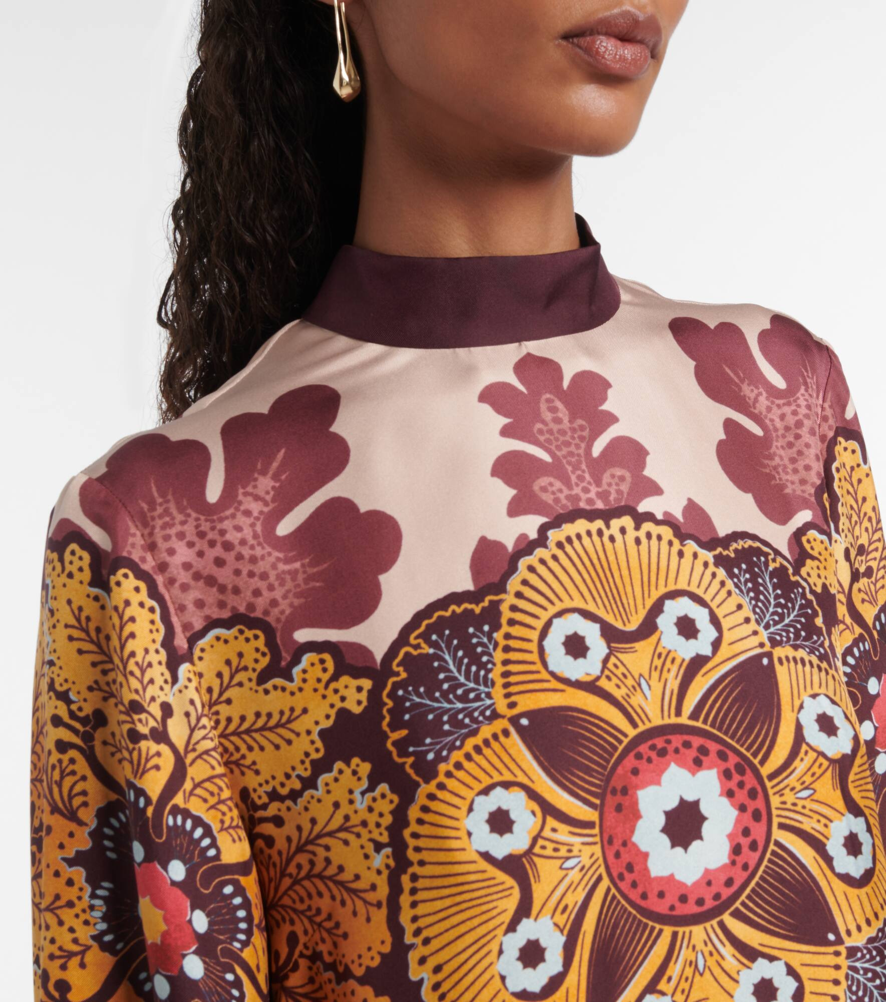 Make An Exit silk twill blouse - 4