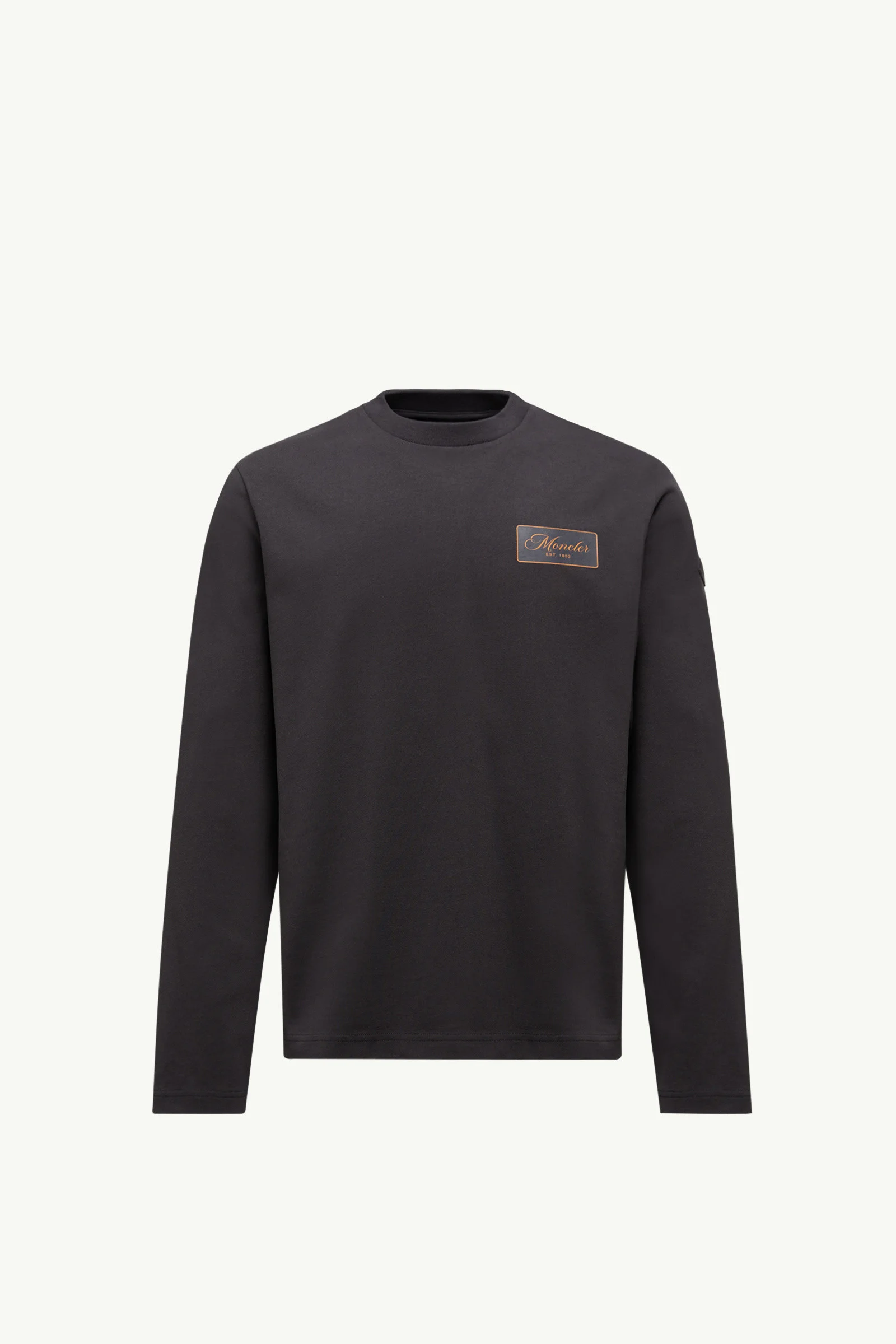 Cartoon Logos Long Sleeve Cotton T-Shirt - 1