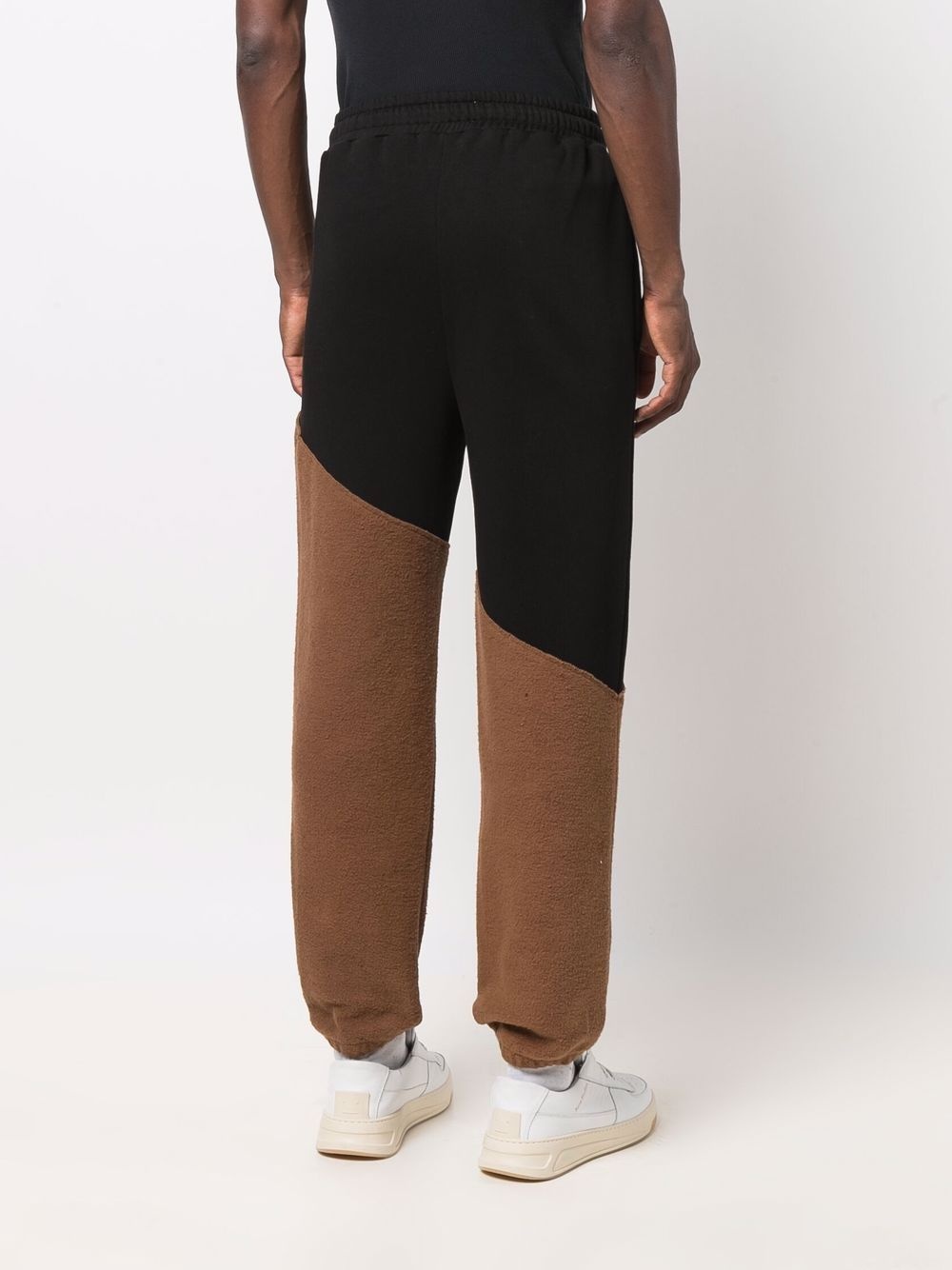 colour-block panelled trousers - 4