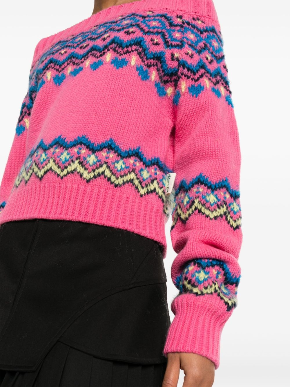 Tako Nordic off-shoulder jumper - 5