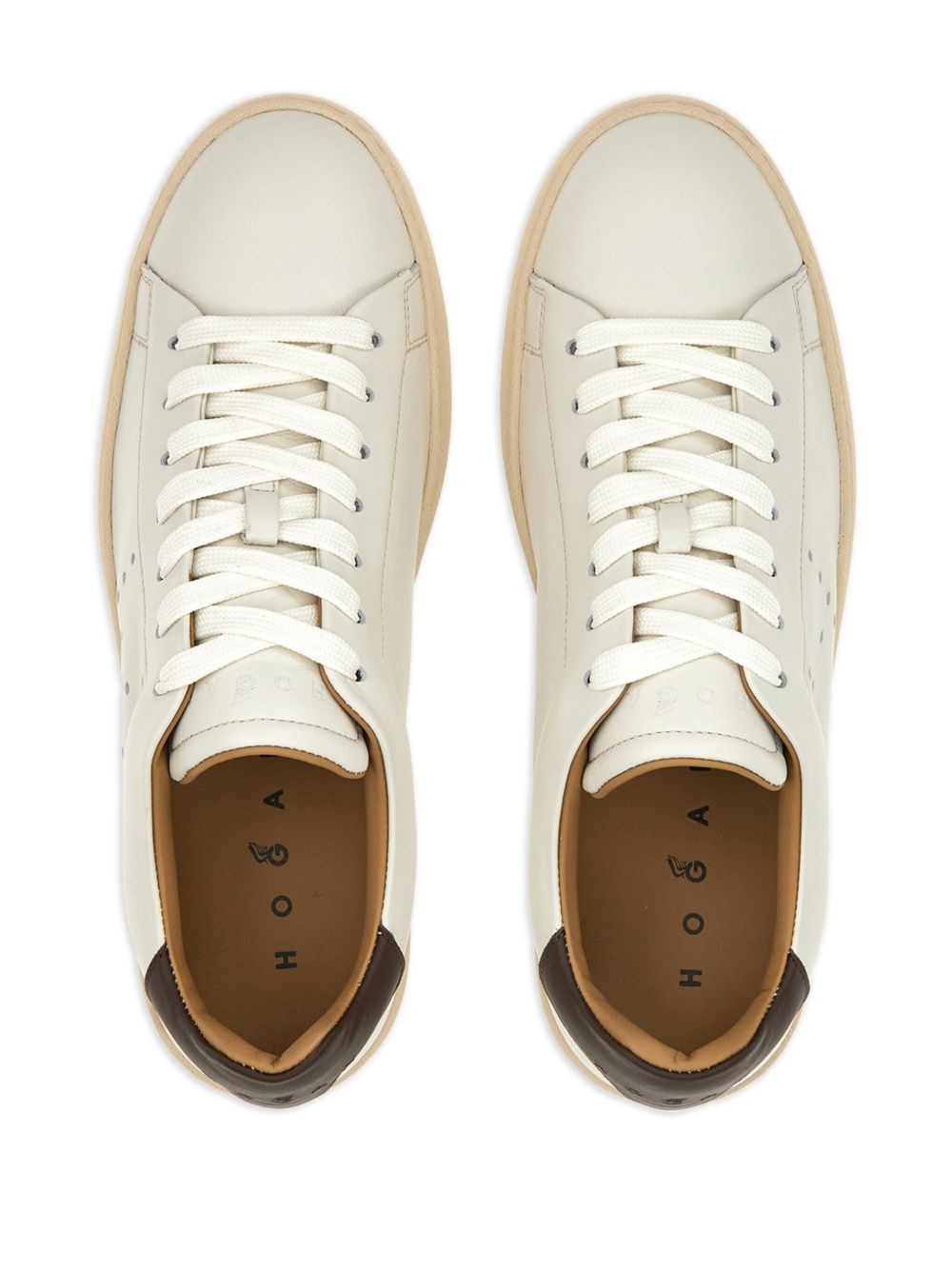 leather sneakers - 4