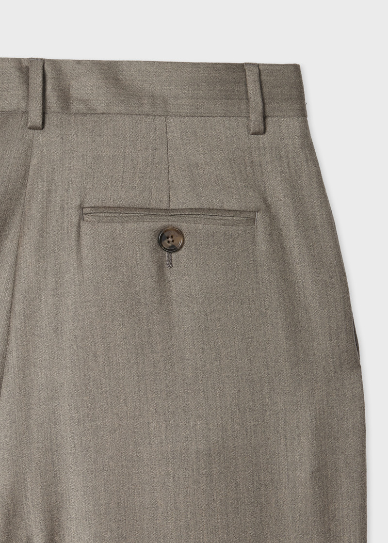 Women's Grey Flannel Wide-Leg Trousers 3