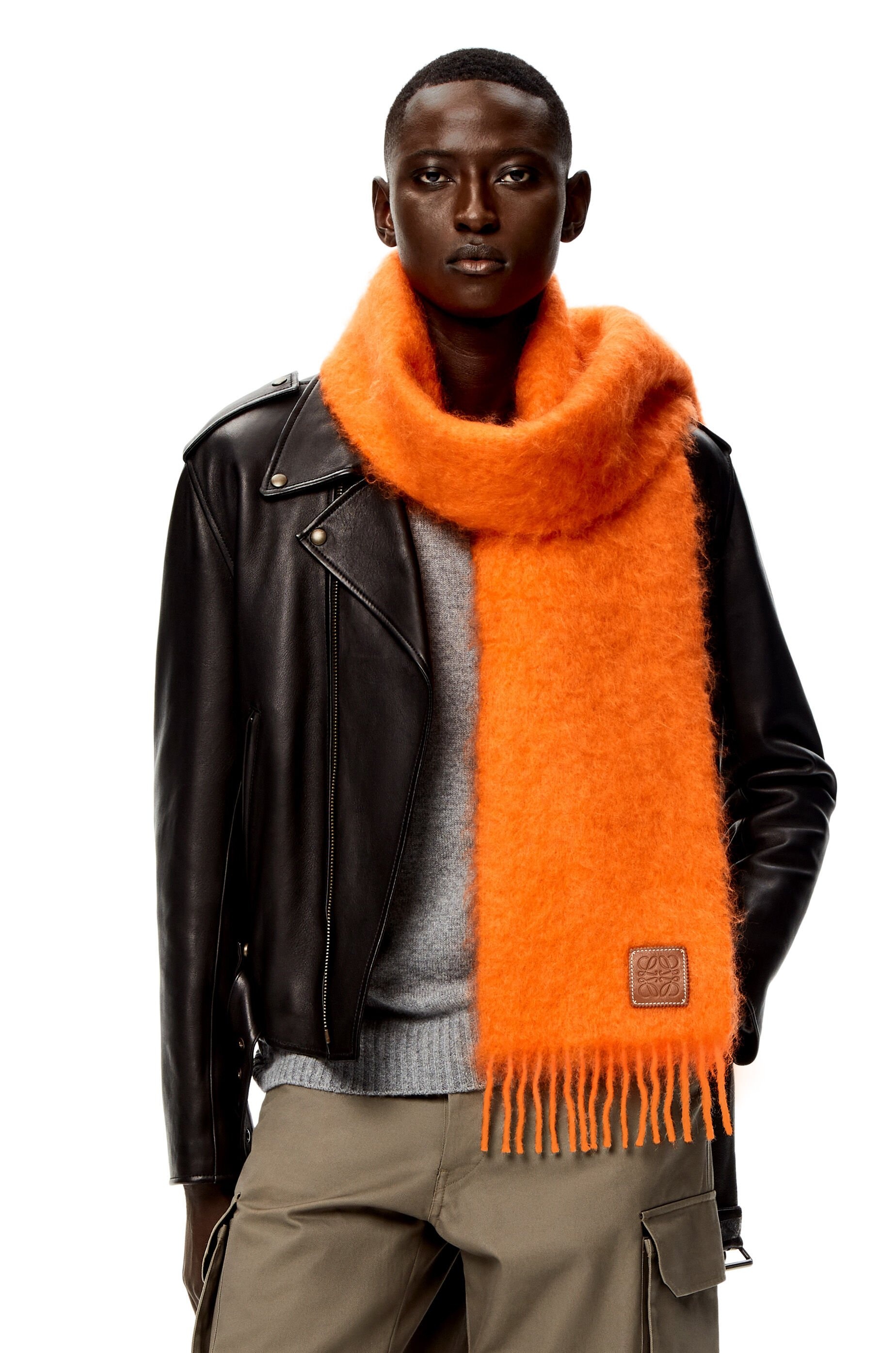 Scarf in wool and mohair - 2