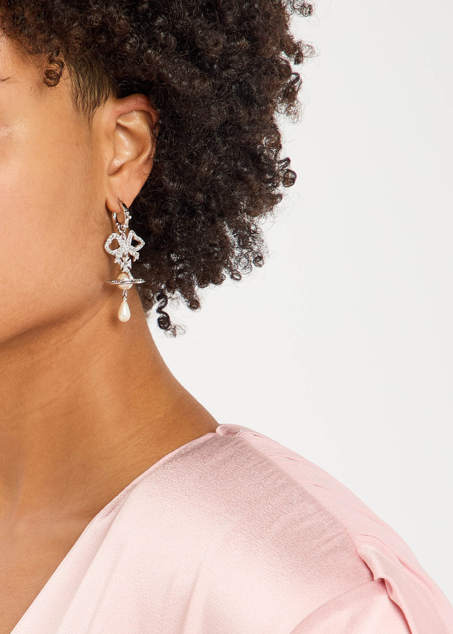 Vivienne Westwood Rigoberta Pavé Drop Earrings - 2