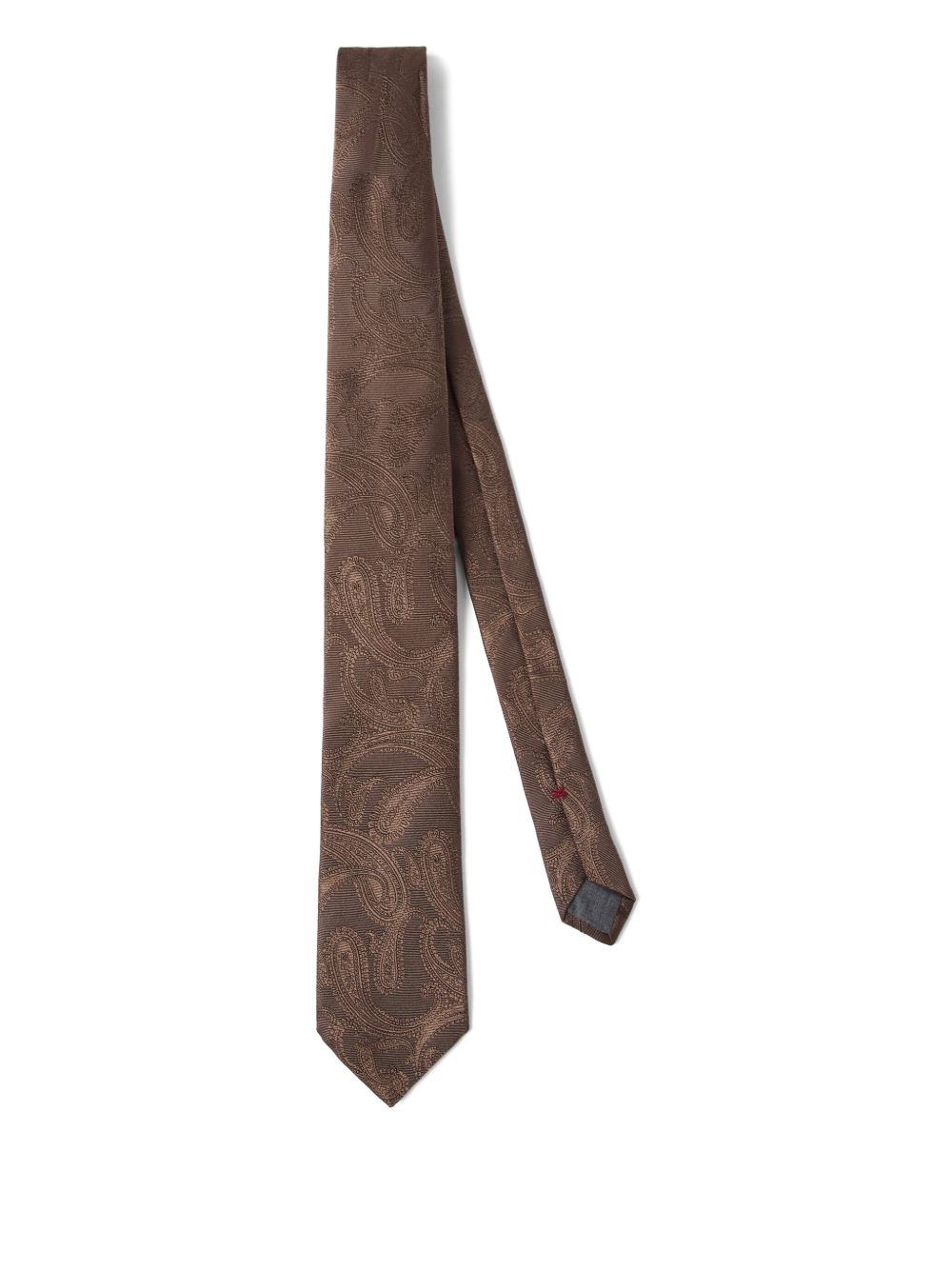 paisley-jacquard tie - 1