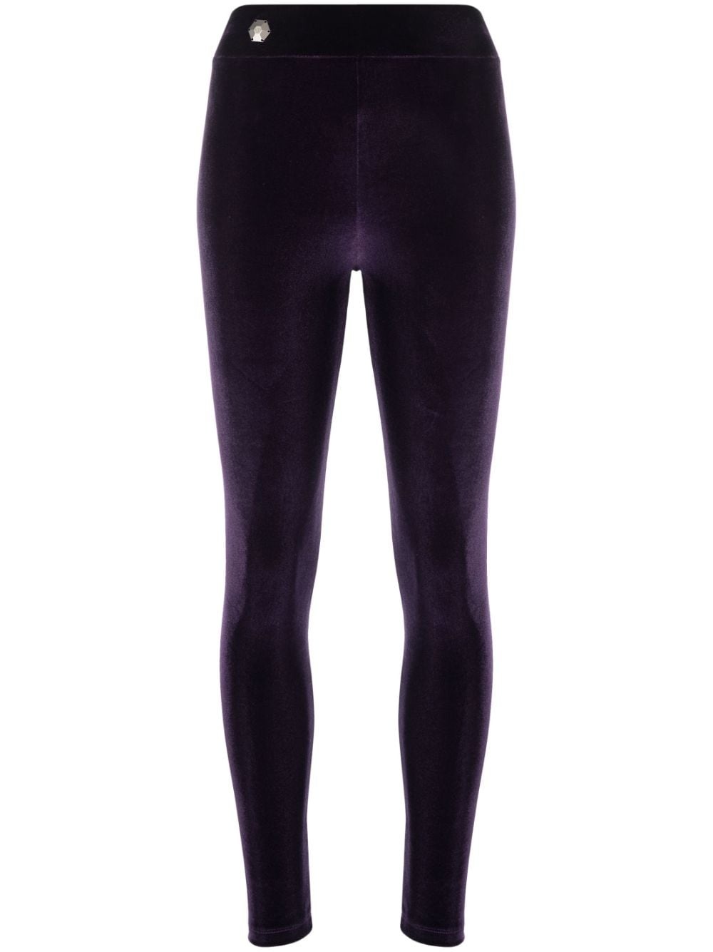 Basic velvet leggings - 1
