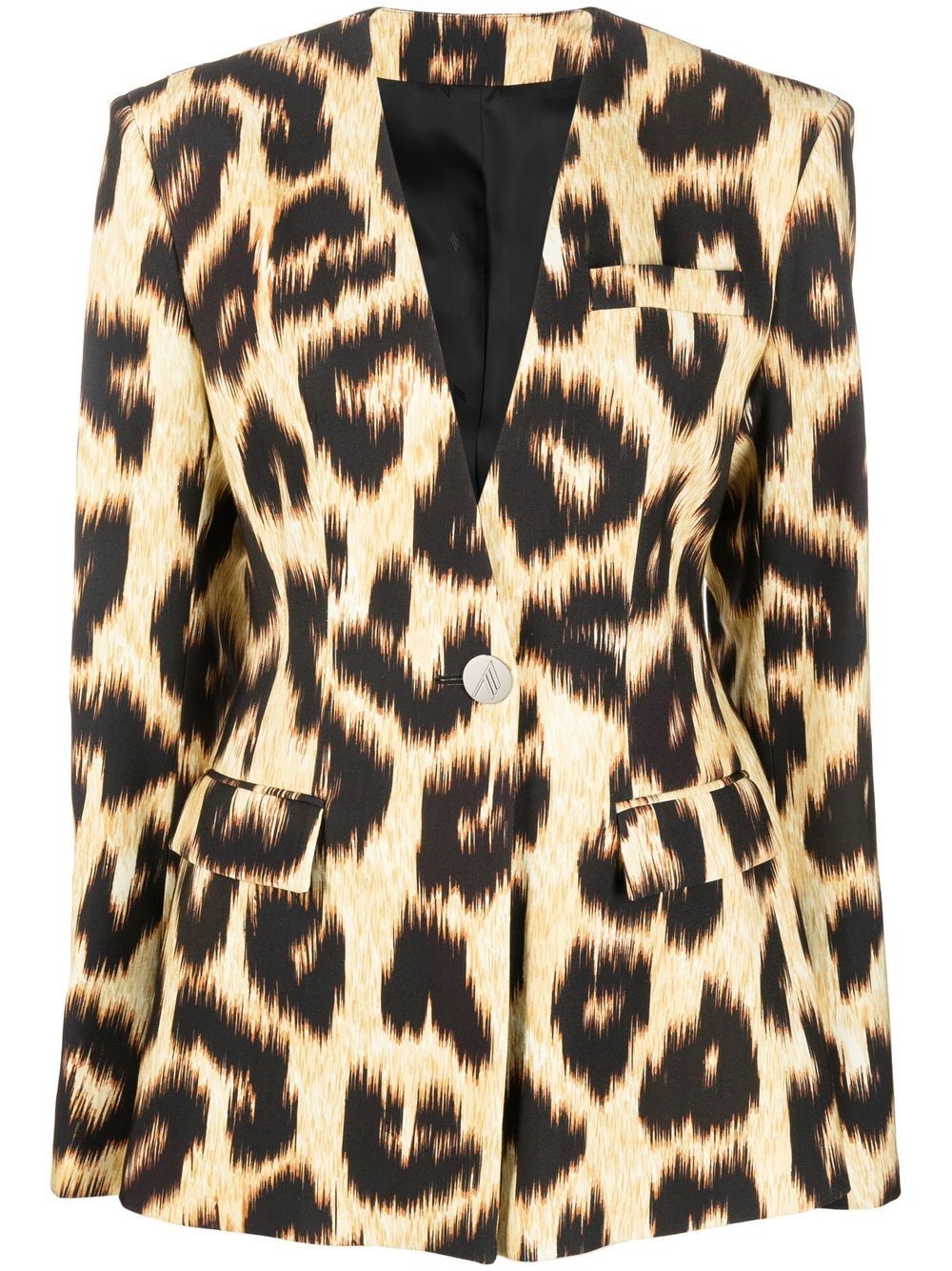 Louise leopard-print blazer - 1