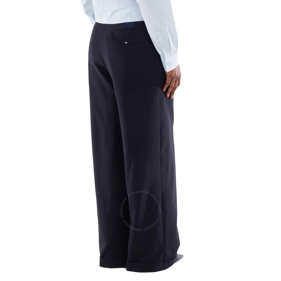 Kenzo Tailored Pleat Wool Pants - 6