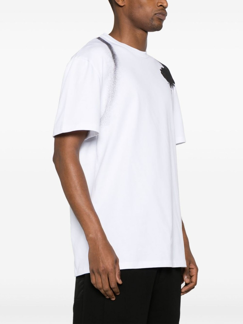 Dragonfly-print cotton T-shirt 3