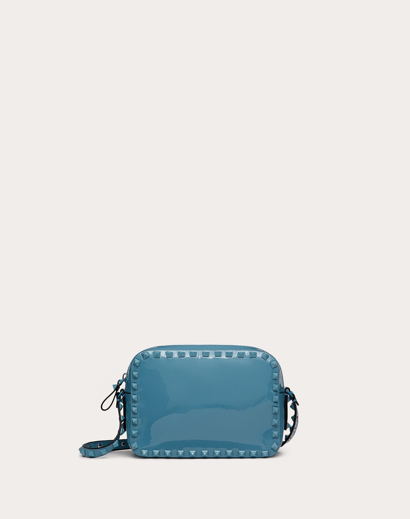 Small Rockstud Patent Leather Crossbody Bag - 1