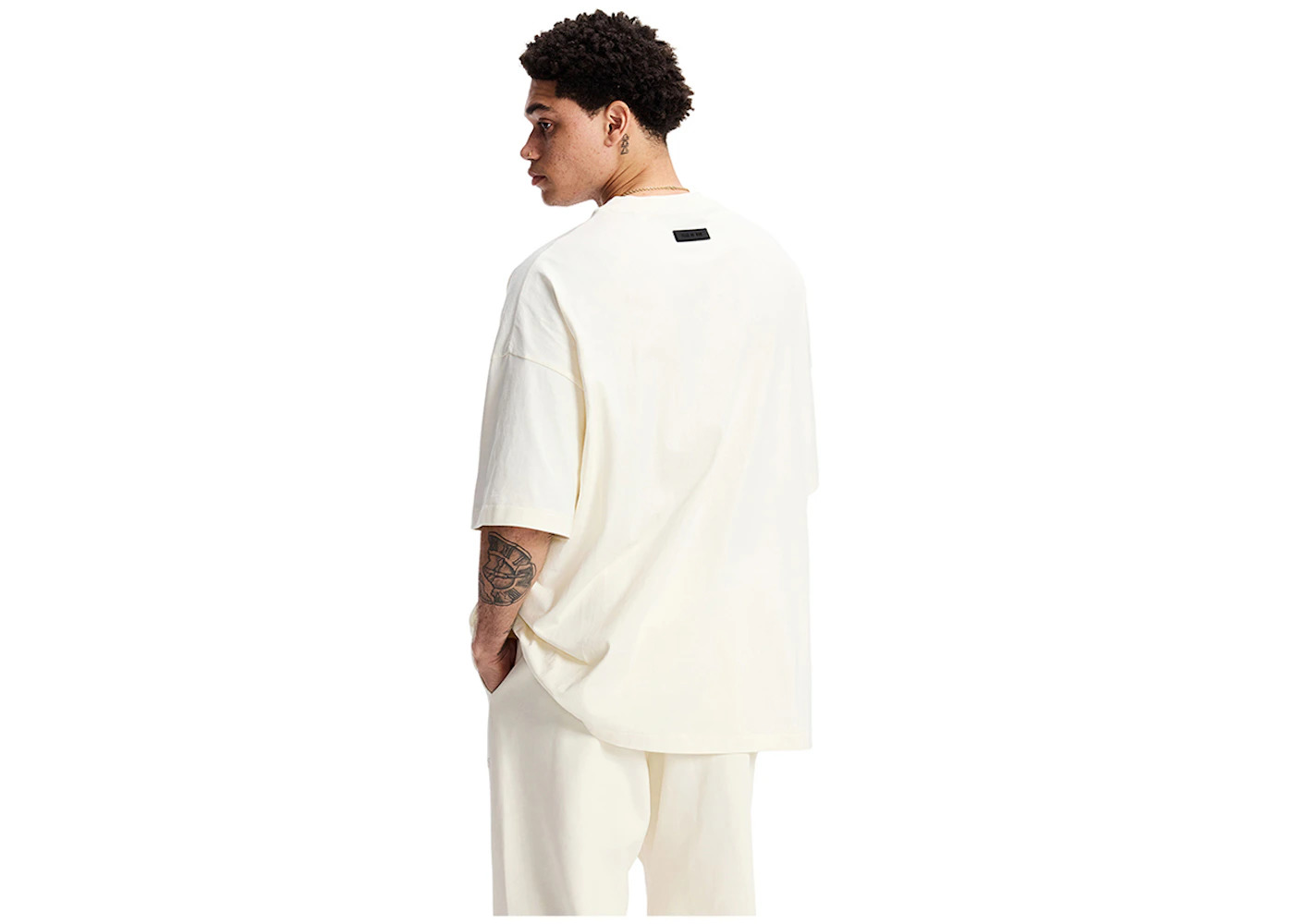 Fear of God Essentials Tee Cloud Dancer - 4