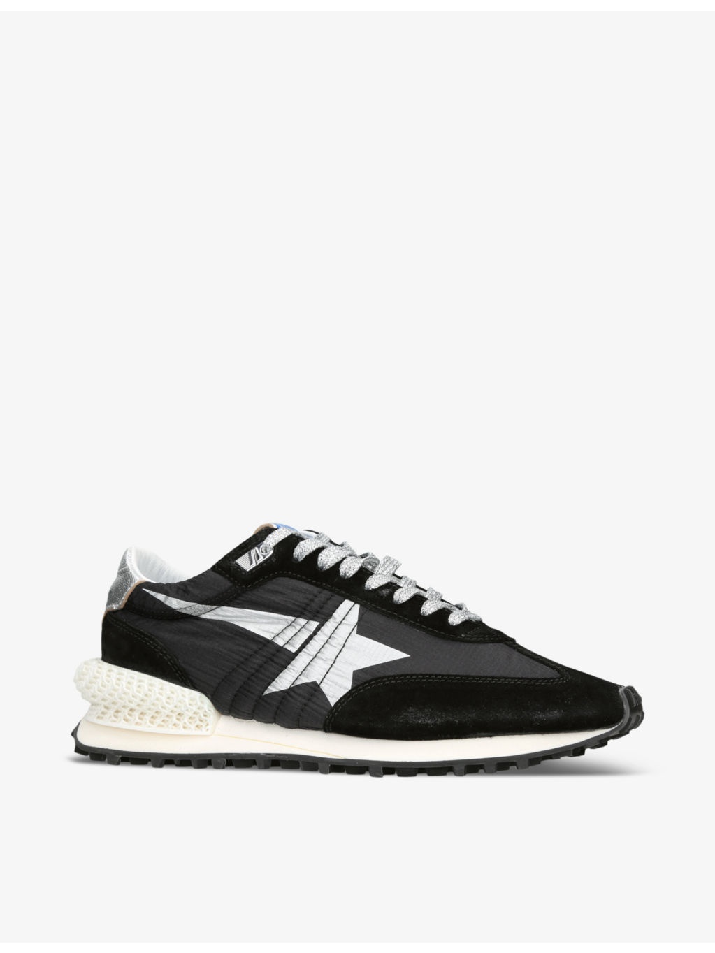 Men's Marathon Runner suede and mesh low-top trainers - 3