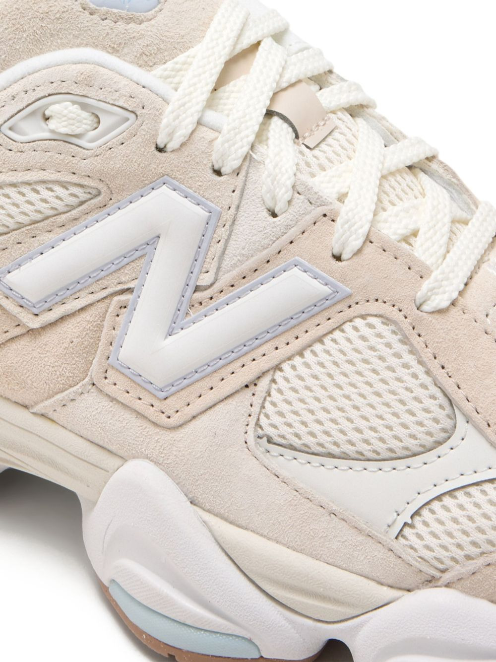 9060 mesh suede sneakers - 4