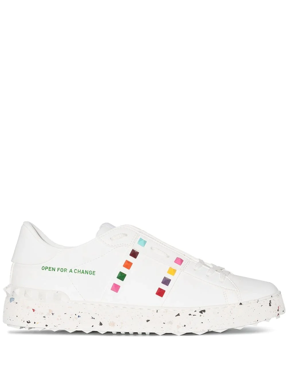 Open For a Change rockstud low-top sneakers - 1