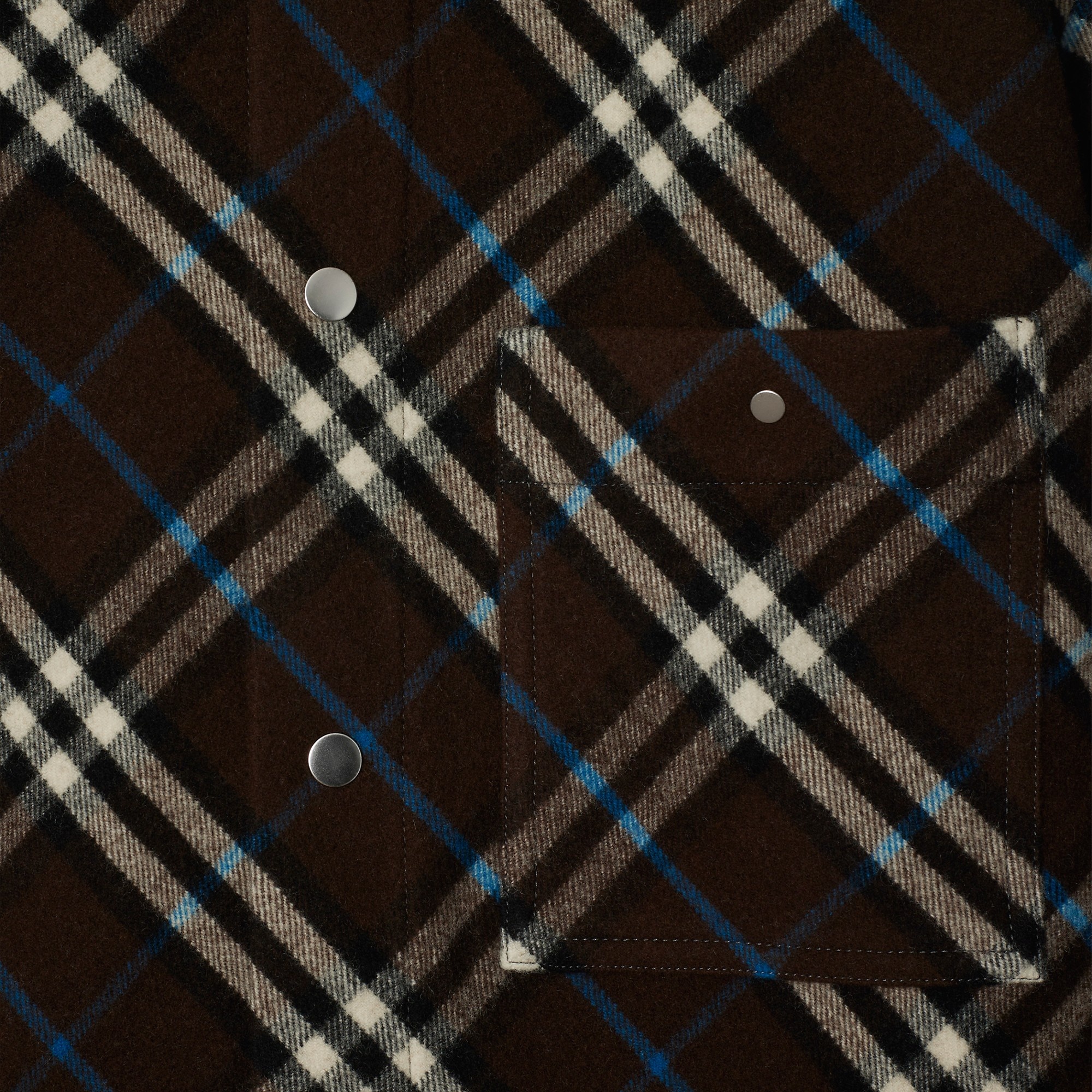 Check Wool Shirt - 6