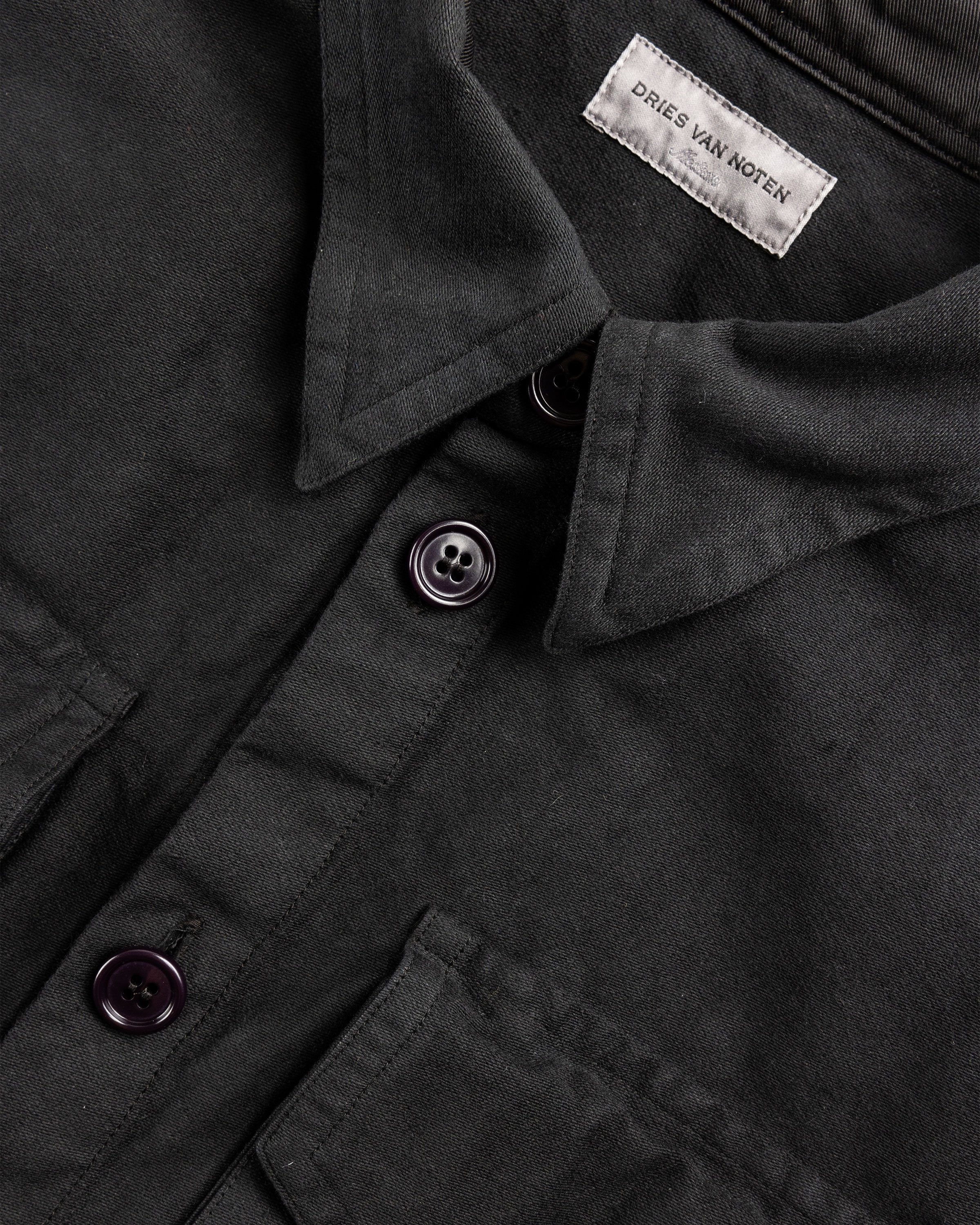 Dries van Noten – Century Cargo Shirt Black - 7