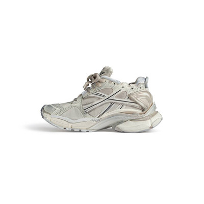 BALENCIAGA Men's Runner Sneaker  in Beige outlook