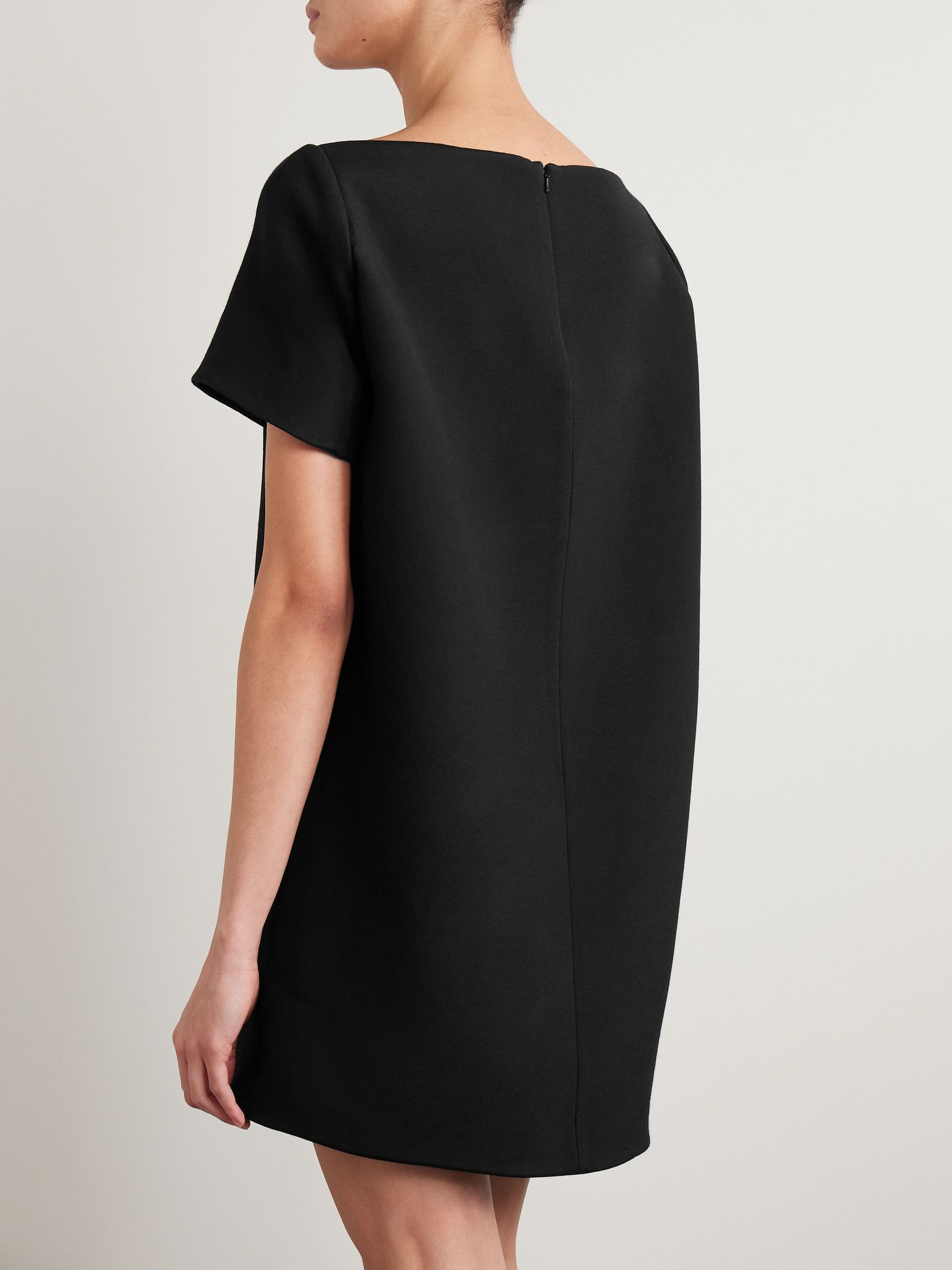 Benji grain de poudre mini dress Black - 3