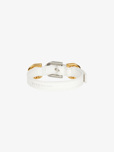 Givenchy VOYOU BRACELET IN LEATHER AND METAL outlook
