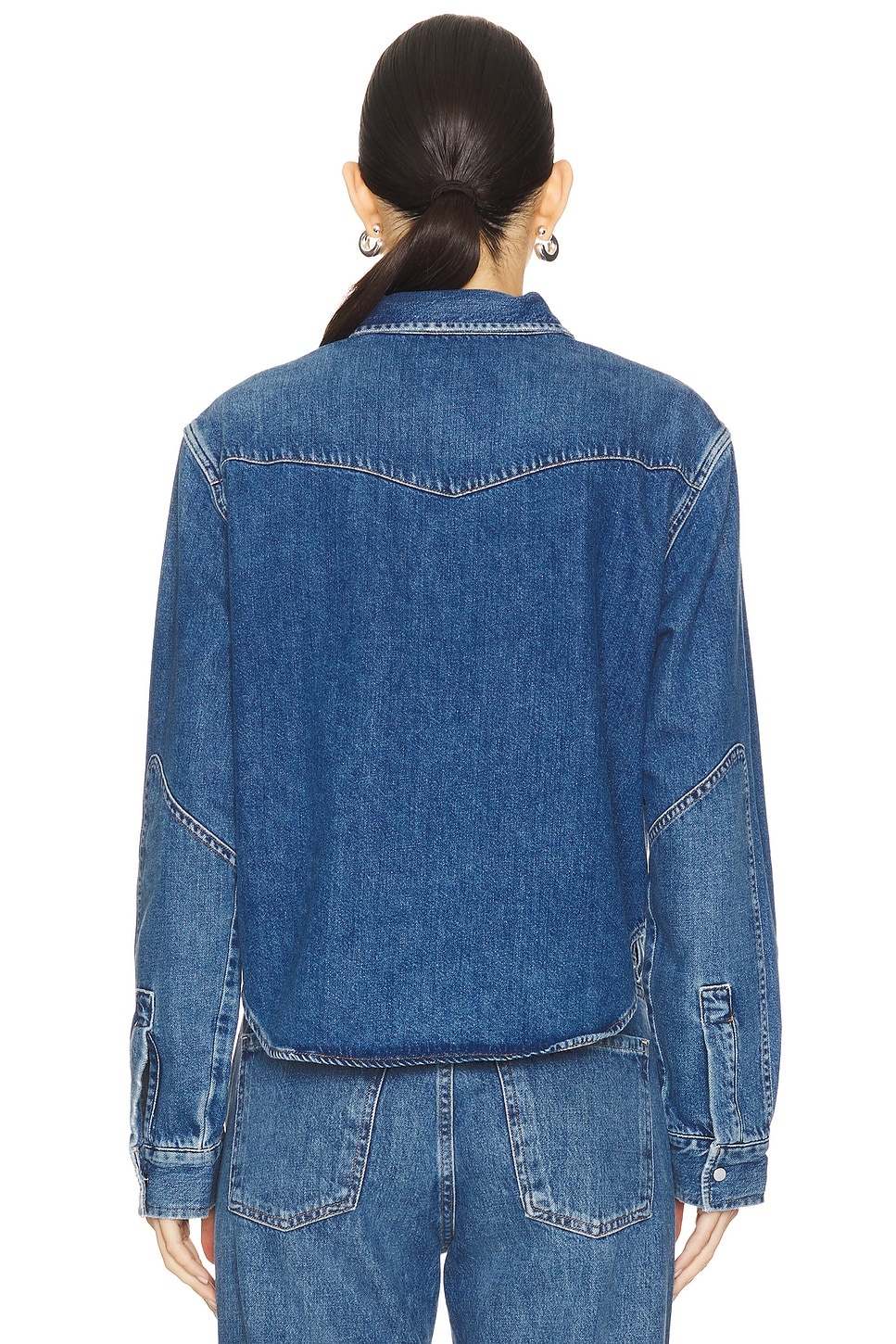 Cropped Western Shirt - 3