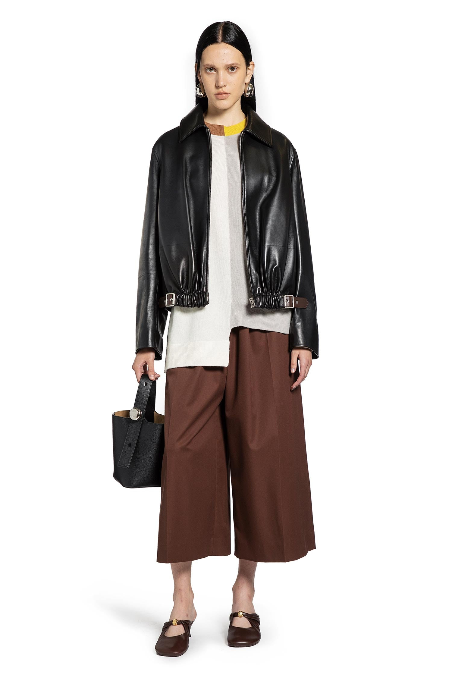 Belted Jacket In Nappa Lambskin - 5
