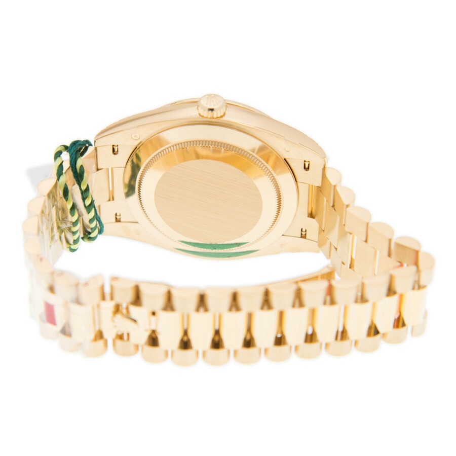 Rolex Oyster Perpetual Day-Date Champagne Diamond Dial 18K Yellow Gold Men's Watch 228348CDP - 3