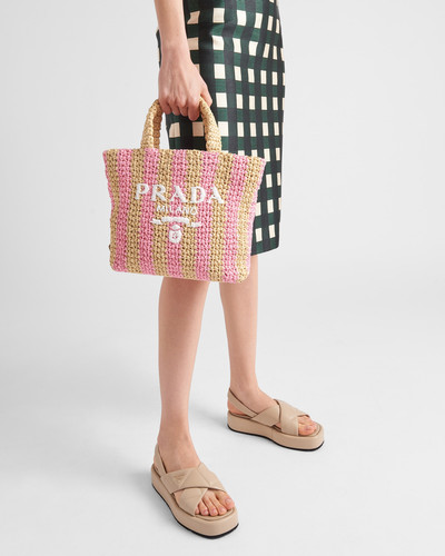 Prada Quilted nappa leather flatform sandals outlook