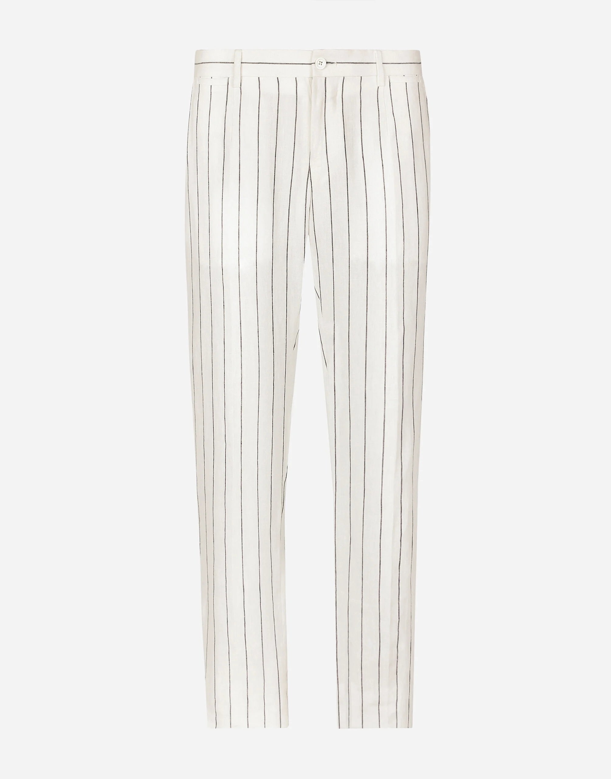Pinstripe linen pants - 1