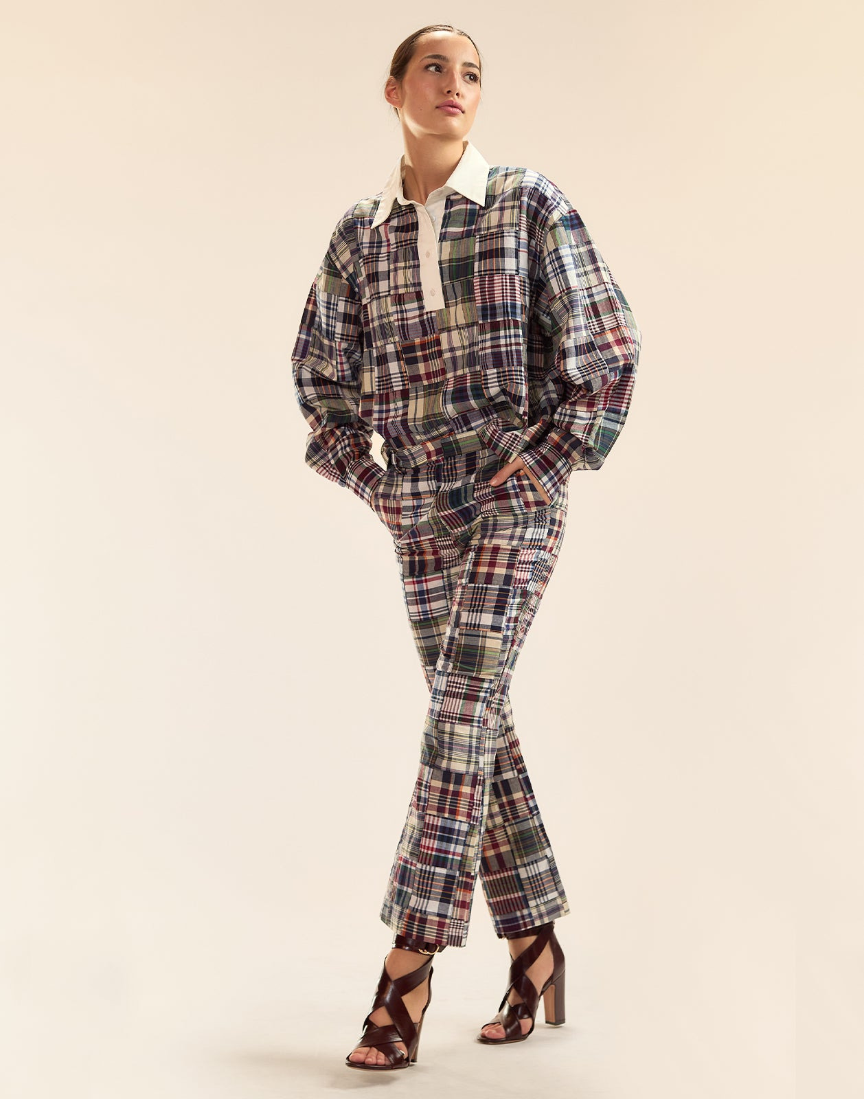 Marisol Madras Rugby Shirt - 3