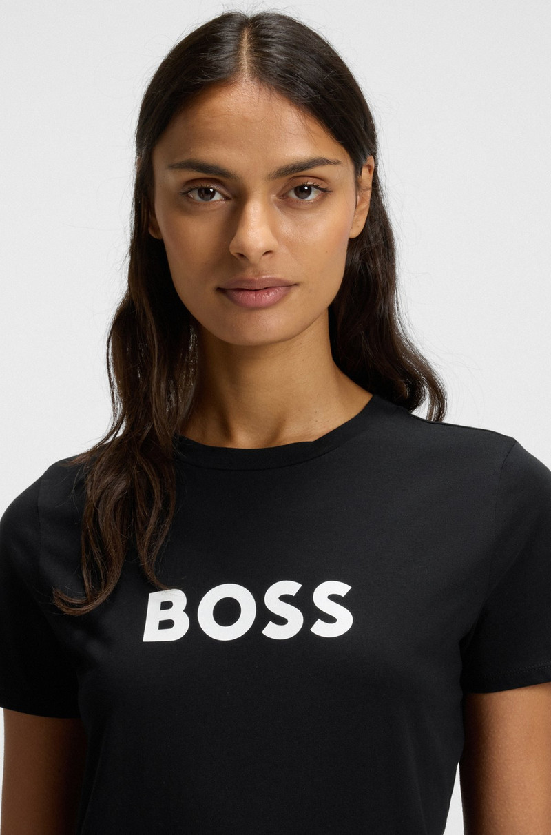 COTTON-JERSEY REGULAR-FIT T-SHIRT WITH CONTRAST LOGO 5