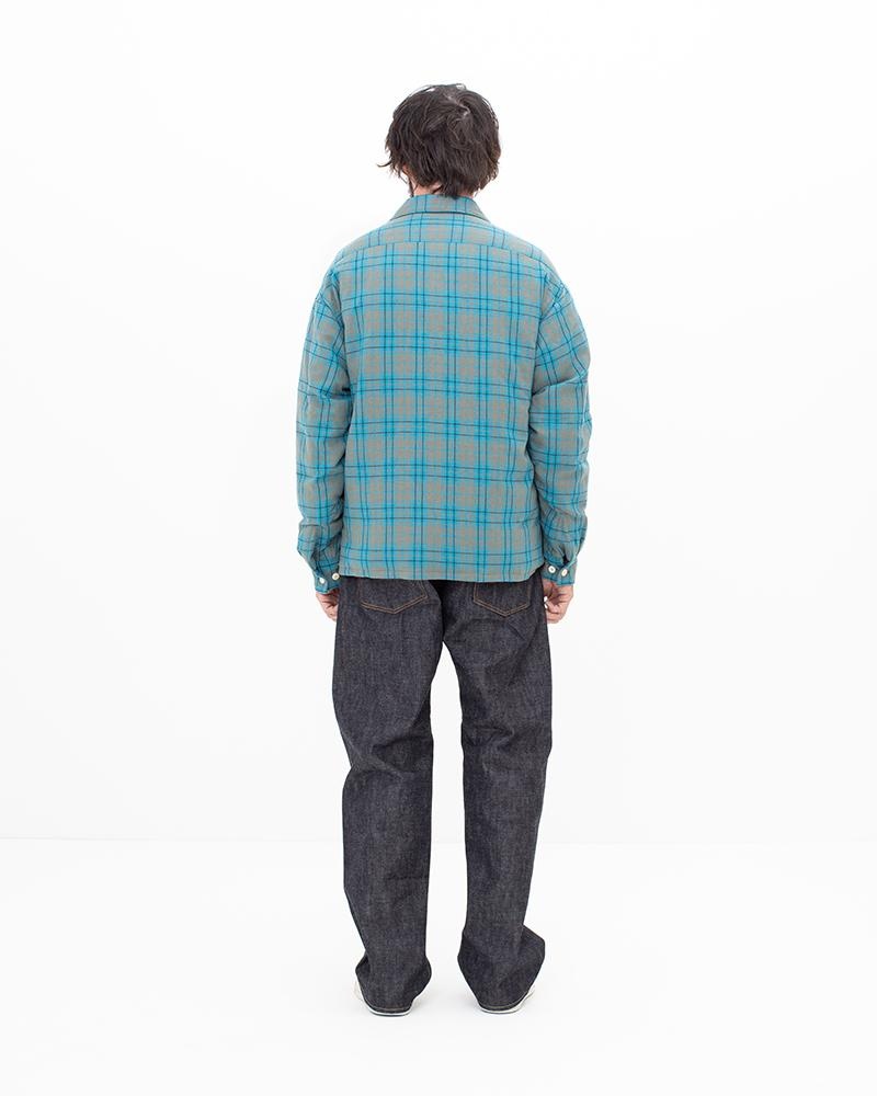 KEESEY CHECK DOWN JKT BLUE - 4