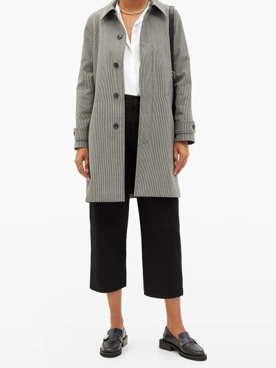 A.P.C. Dinard houndstooth-checked twill coat outlook