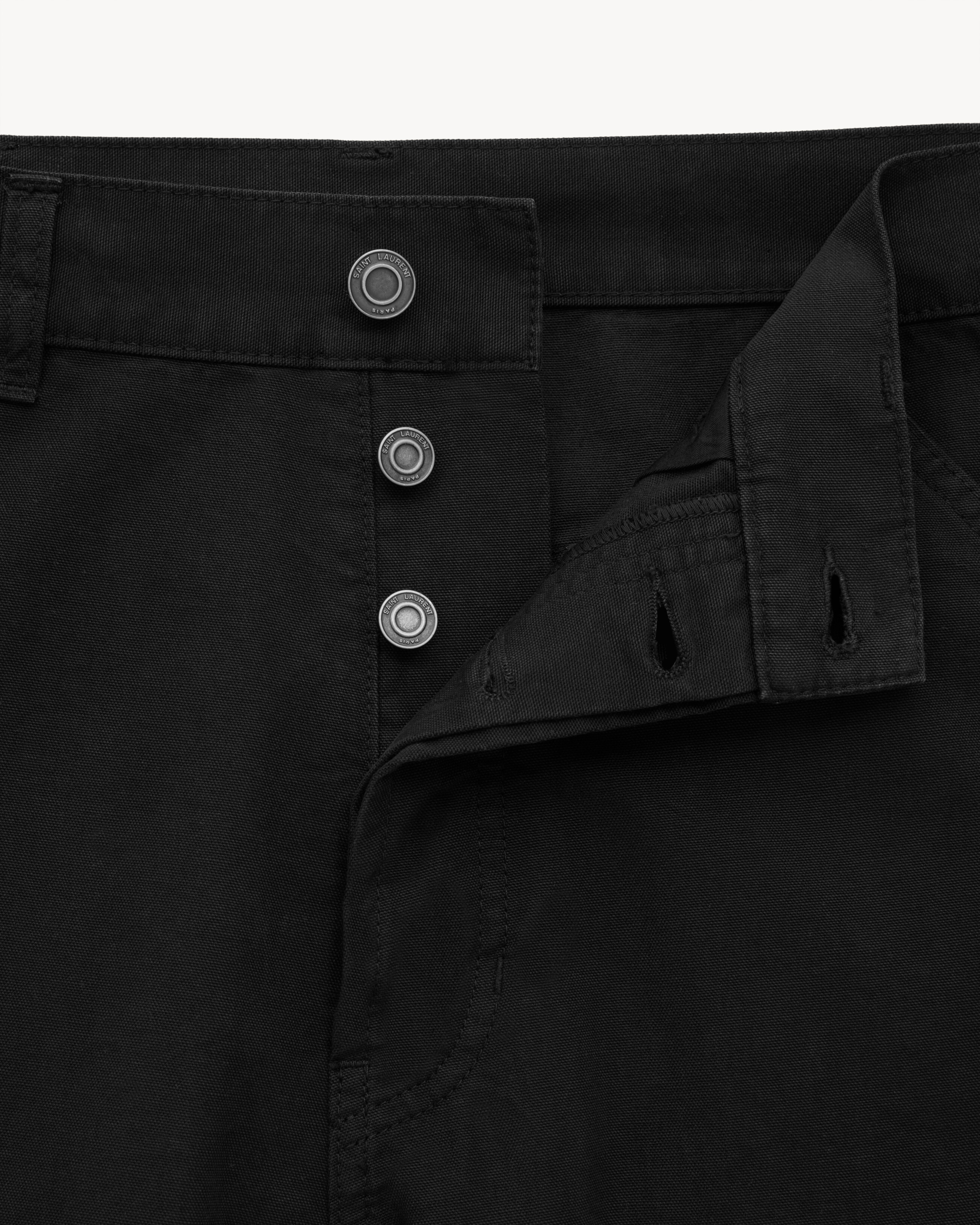 BAGGY BERMUDA SHORTS IN COTTON TWILL - 3