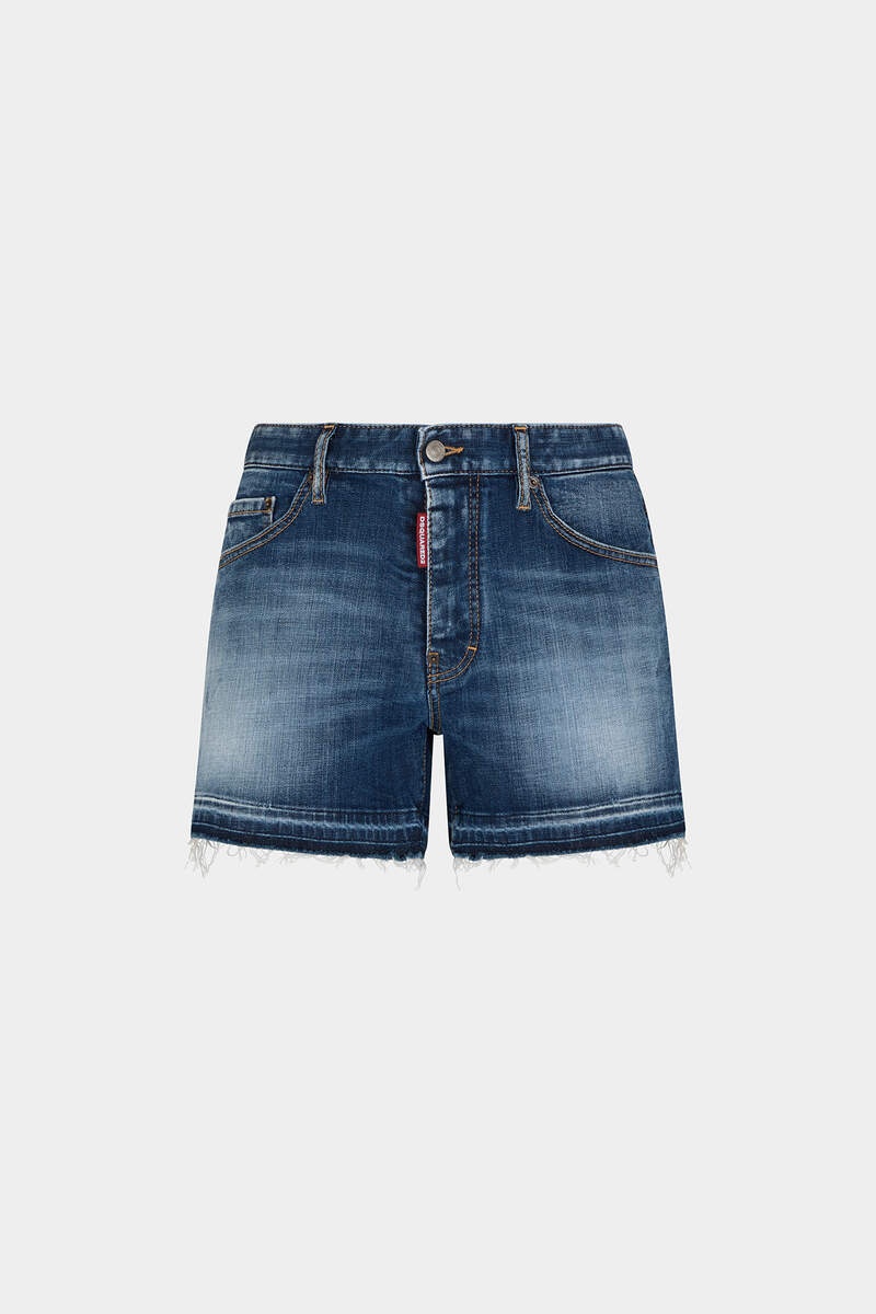 ROCCO DARK WASH DENIM SHORTS - 1