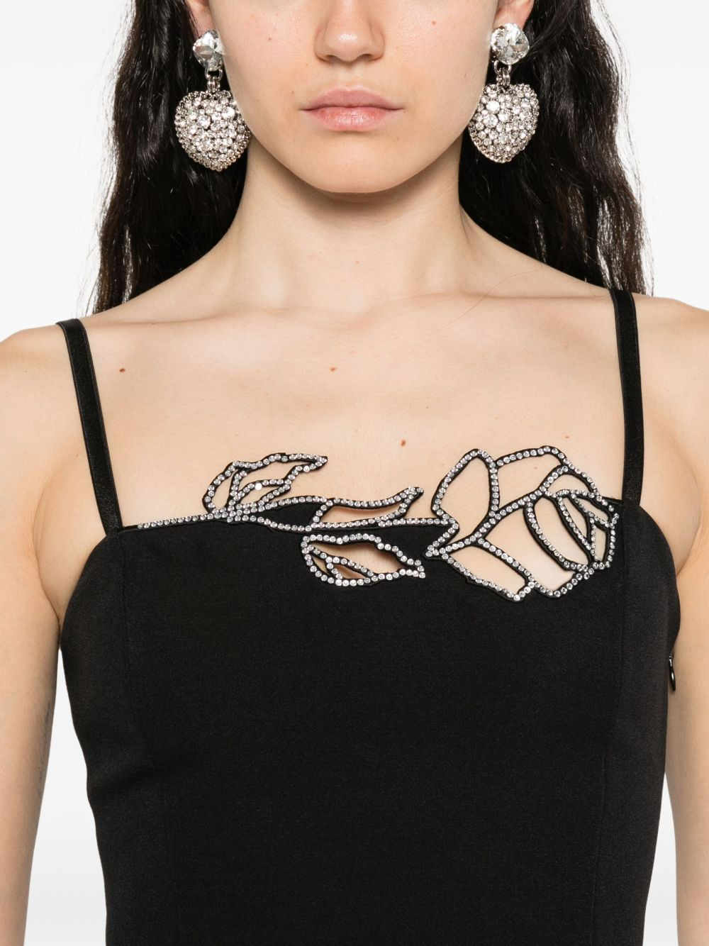rose-embellished top - 5