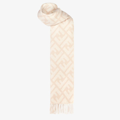 FENDI Pale pink cashmere scarf outlook