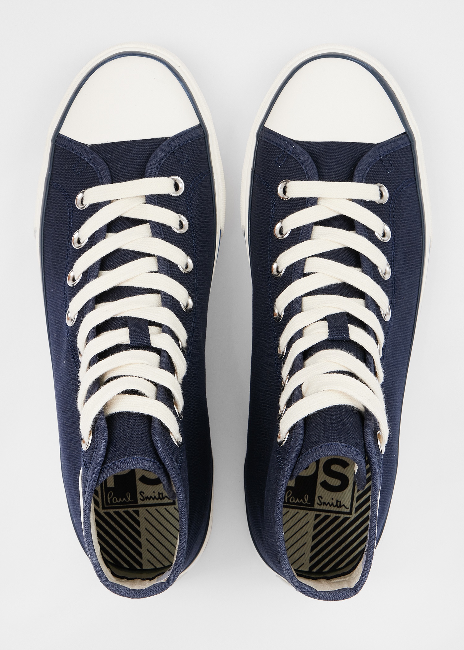 Navy 'Yuma' High-Top Trainers - 5