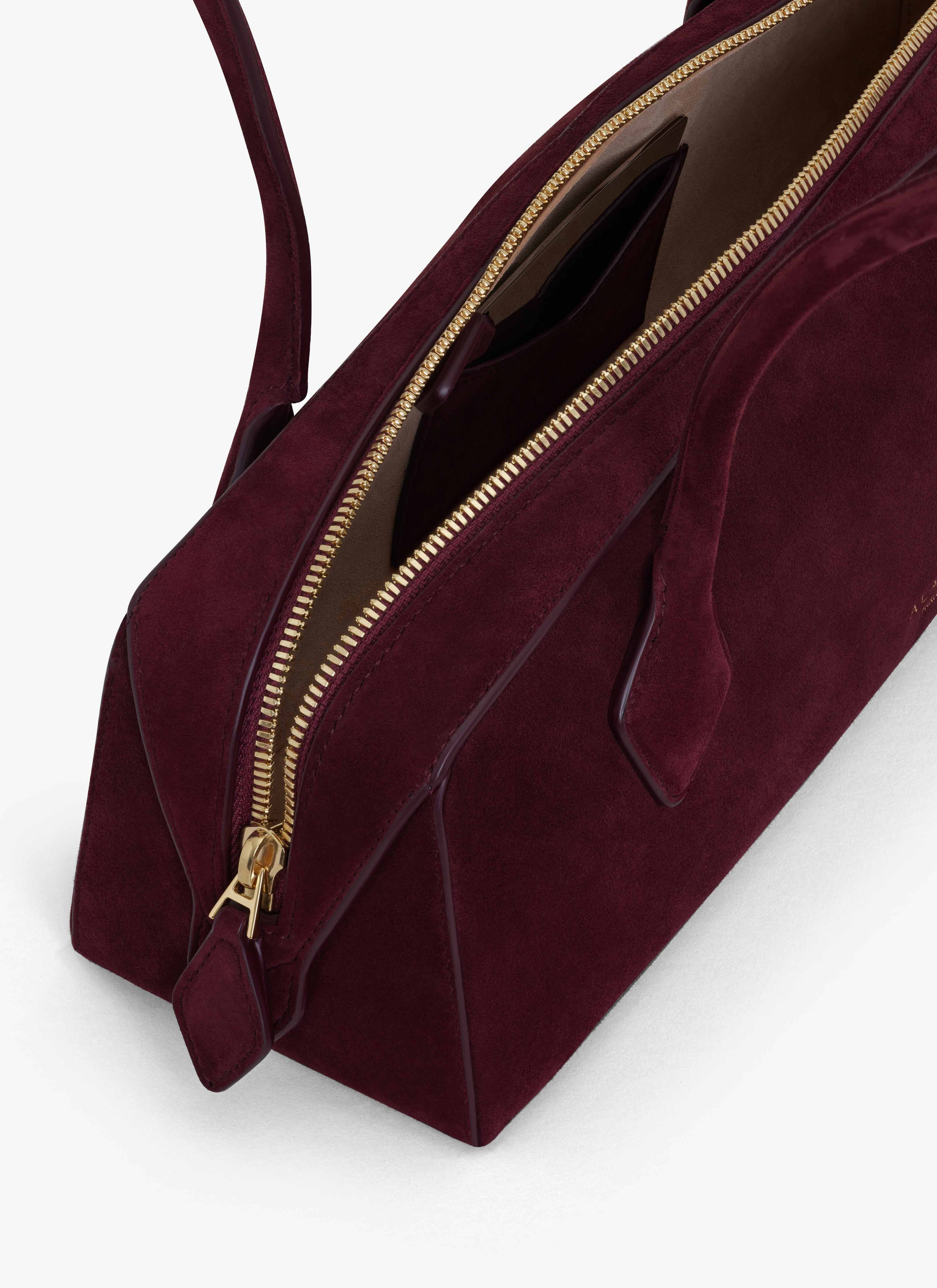 LE TECKEL MEDIUM BAG IN SUEDE GOATSKIN - 4