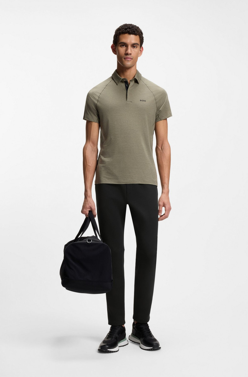 BOSS REFLECTIVE-DETAIL TRACKSUIT BOTTOMS IN A REGULAR FIT outlook