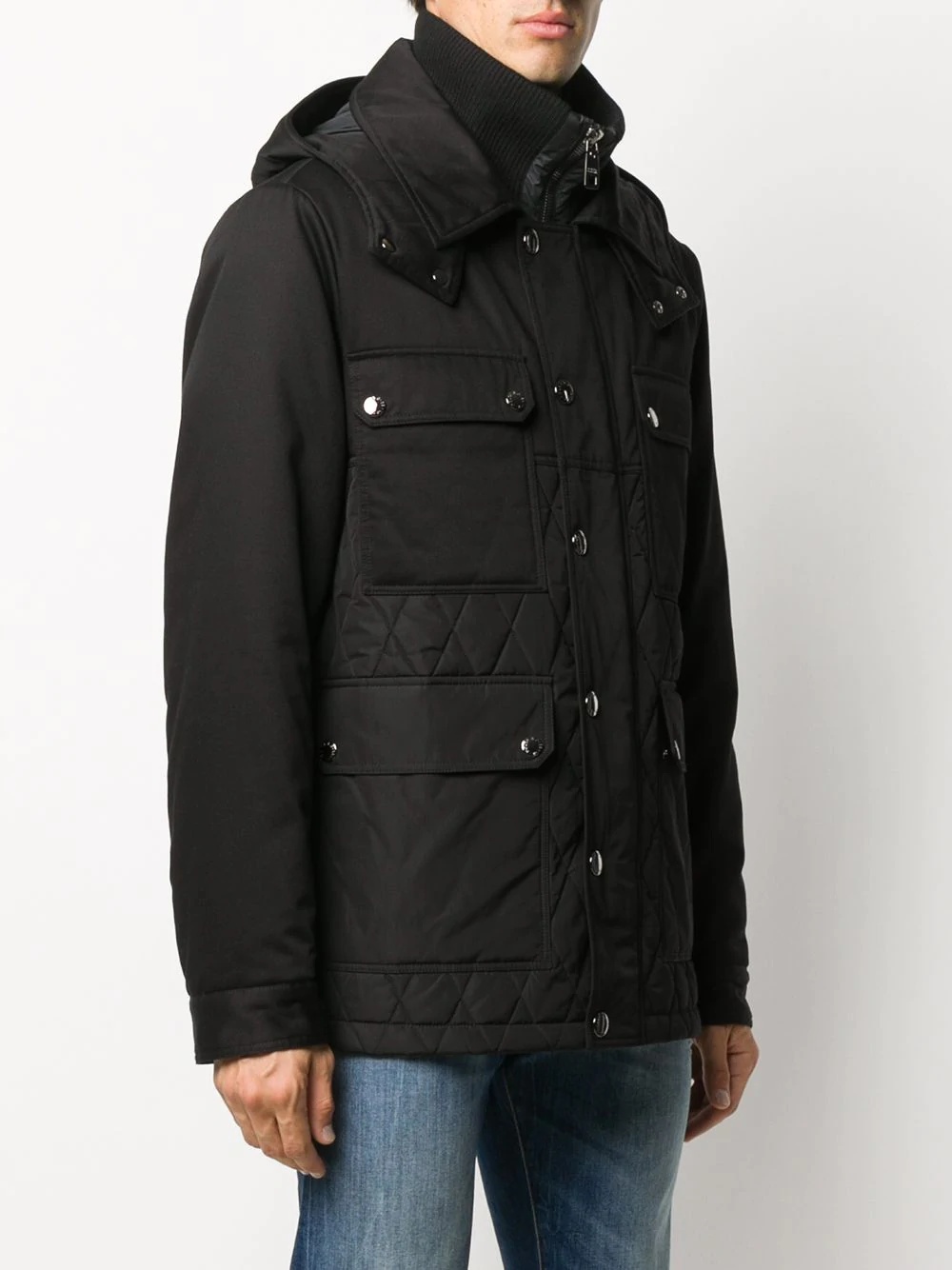 quilted hooded jacket - 3