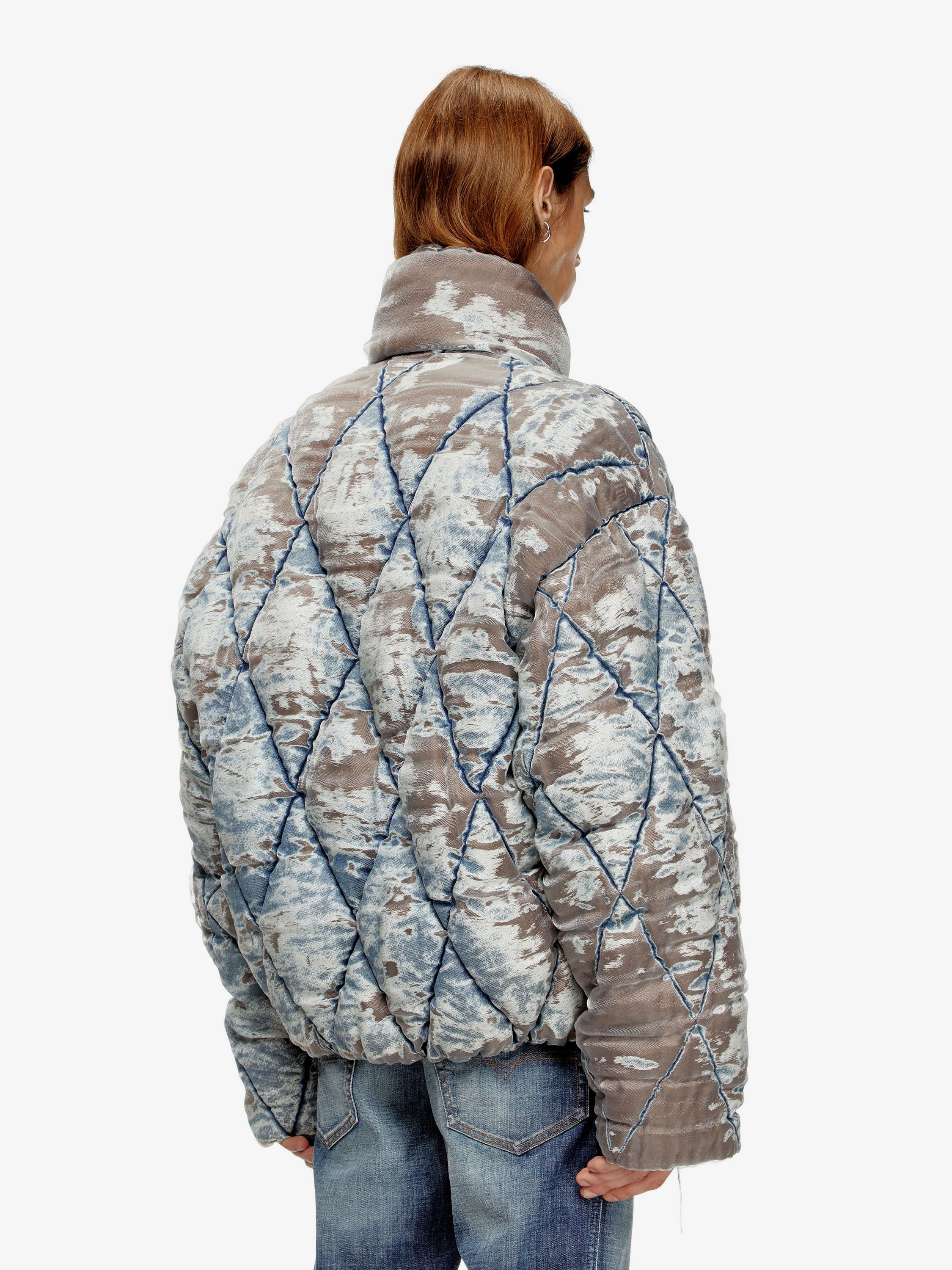 Diesel W-Kons Down Jacket With Distressed Effect - 4